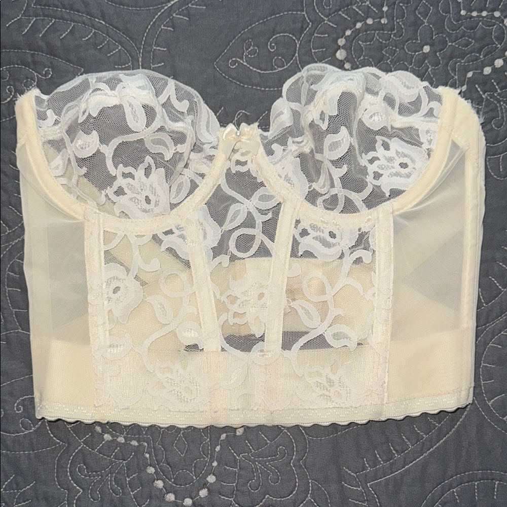 Victoria's Secret Gold Label Corset Lace Bustier - 34B